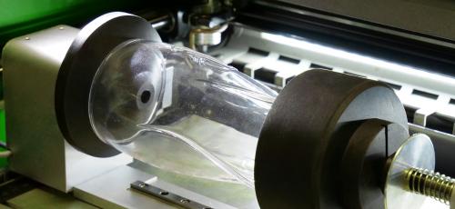 engraving glass with a laser