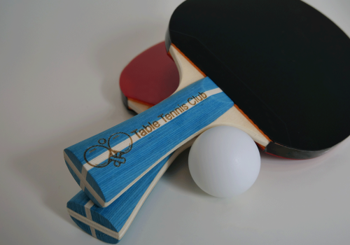 Personalized tennis table rackets with laser machines